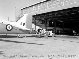 A65-90 being towed into hanger at Pearce WA.jpg